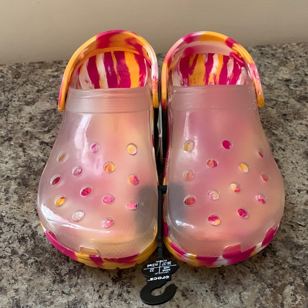Marbled Translucent Crocs - Picture 6 of 10